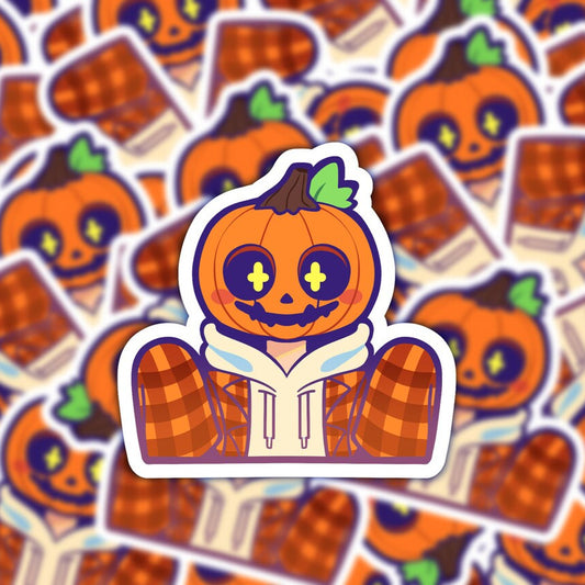 Pumpkin Head | Vinyl Sticker