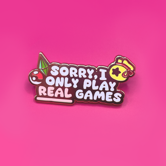 Real Games | Enamel Pin